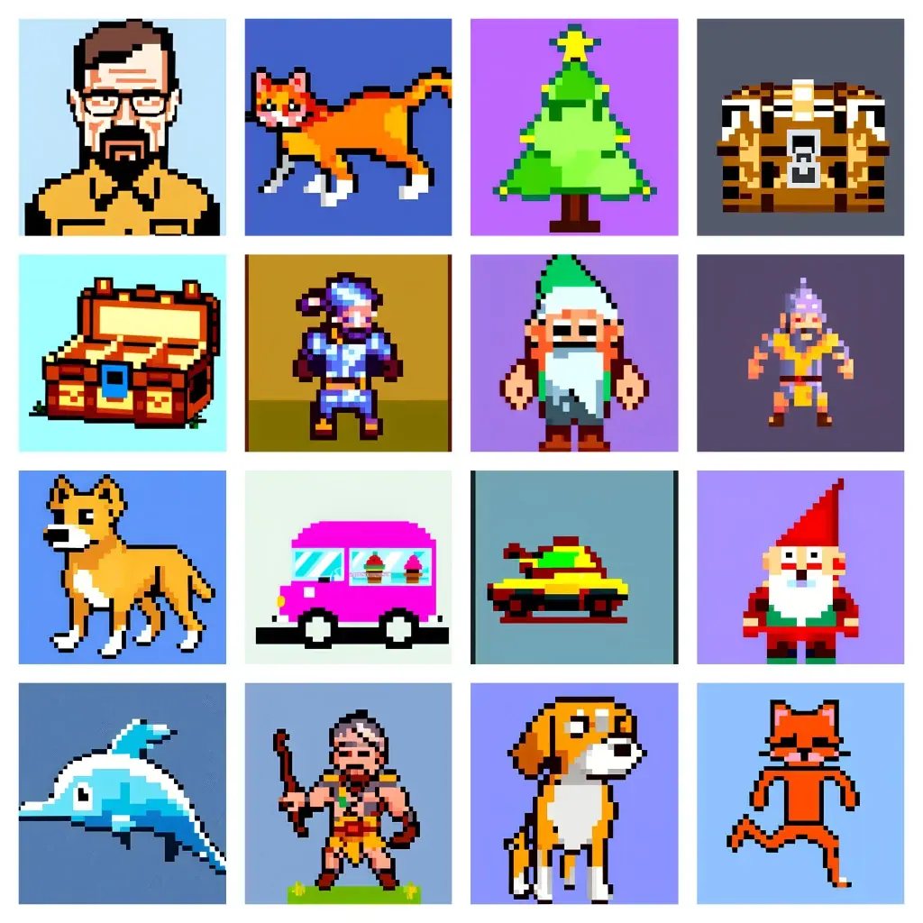Pixel Art V1 model preview